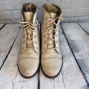 ALDO Leather Combat Boots